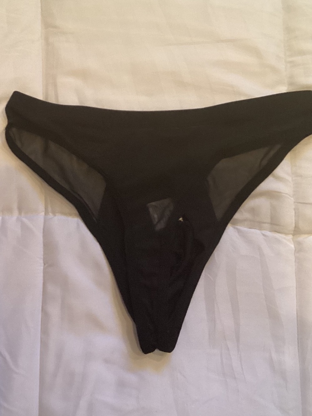 Sexy black mesh side thong medium - Picture 4 of 7